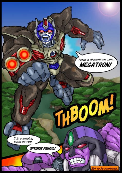 Megatron And Optimus Primal Transformers And 1 More Drawn By Kamizono