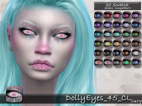 Dolly Eyes 45 Cl By Tatygagg At Tsr Sims 4 Updates