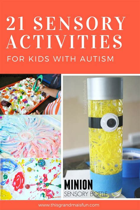 Autistic children can be much more aware and sensitive to textures than typical children, and it's important that we take these texture aversions seriously. 21 Sensory Activities For Kids With Autism | Sensory ...