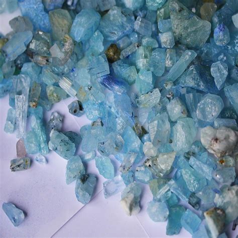 100grams Raw Aquamarine Stone Aquamarine Rough Crystal R