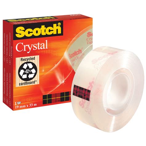 Scotch Tape 19mm X 33m Crystal Clear Tape 600