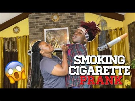 SMOKING CIGARETTES PRANK ON MY MOM MUST WATCH YouTube