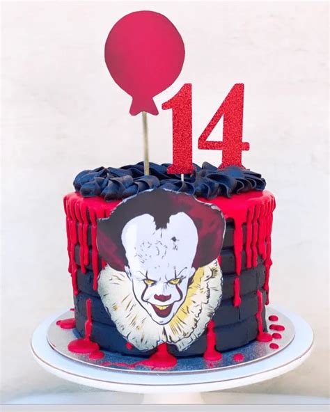 Pennywise 10th Birthday Parties Birthday Party Horror Cake Marvel Cake Cake Designs Images