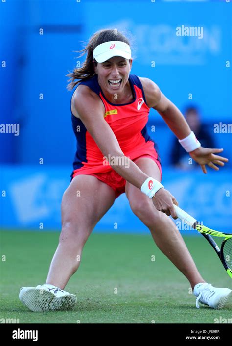 Great Britains Johanna Konta Slips And Picks Up An Injury During Her