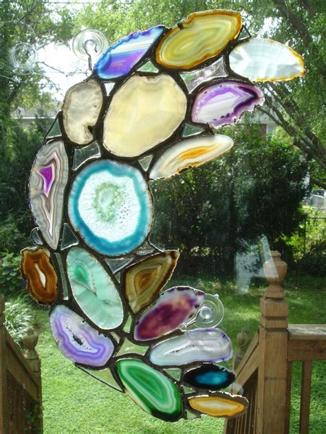 92 Best Images About Stained Glass And Agates On Pinterest Glass Art Sea Shells And Agate Slices