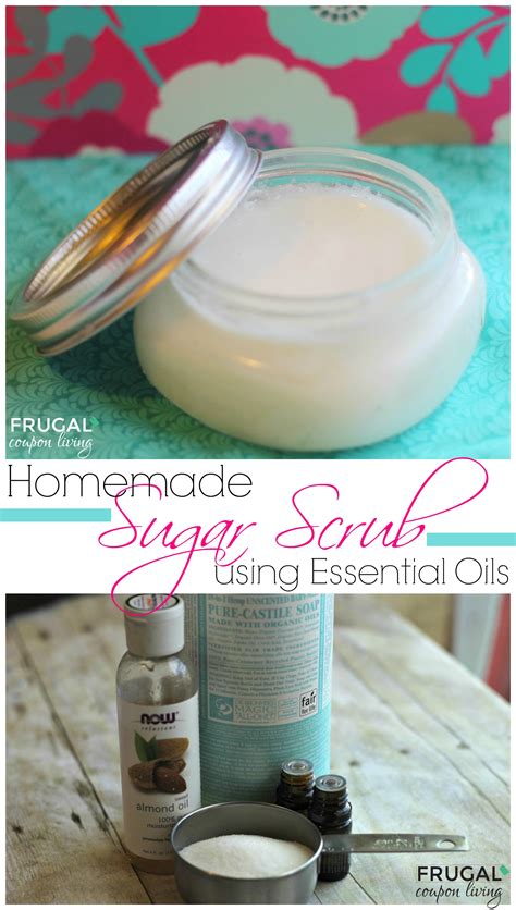 Homemade Sugar Scrub With Essential Oils