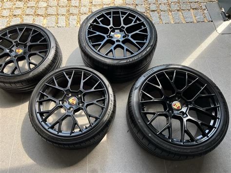 Set Of Porsche 911 992 Rs Spyder Design Wheels And Tyres
