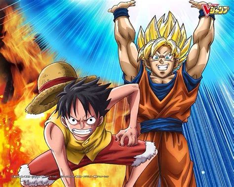 Goku Vs Luffy Personaggi Anime Duo