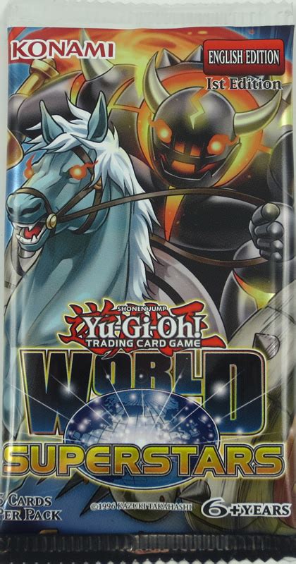 Yu Gi Oh Cards World Superstars Booster Pack 5 Cards New