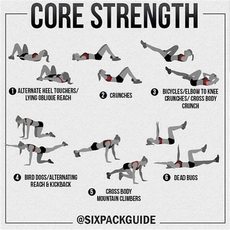 Exercises Core Strengthening Exercises