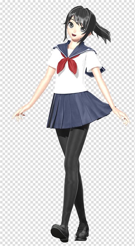Yandere Simulator Character Clothing Chan Transparent Background Png