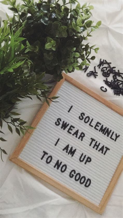 Check out our solemnly swear quote selection for the very best in unique or custom, handmade pieces from our shops. i solemnly swear that i am up to no good ;)) | Interesting quotes, Sign quotes, Lettering