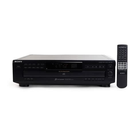 Sony Cdp Ce315 5 Disc Cd Changer Compact Disc Player Home System