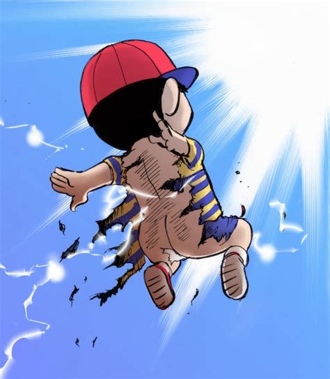 Flying Ness Smash Bros By Hayadai On Deviantart