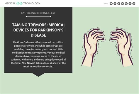 Taming Tremors Medical Devices For Parkinsons Disease Medical Technology Issue April