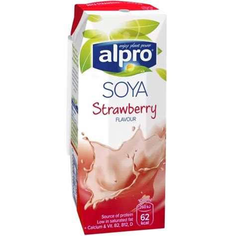 拏 Calories In Alpro Soya Strawberry Flavour