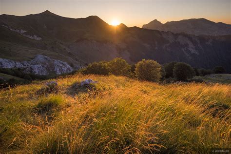 Meadow Sunset Prokletije Montenegro Mountain Photography By Jack