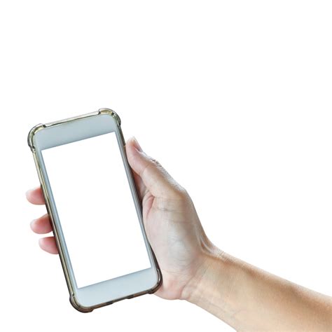 Woman Hand Holding Mobile Smartphone 22477421 Png