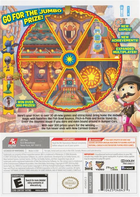 New Carnival Funfair Games Boxarts For Nintendo Wii The Video Games