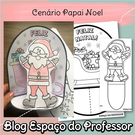 Atividades De Natal Para Imprimir Cen Rio Papai Noel