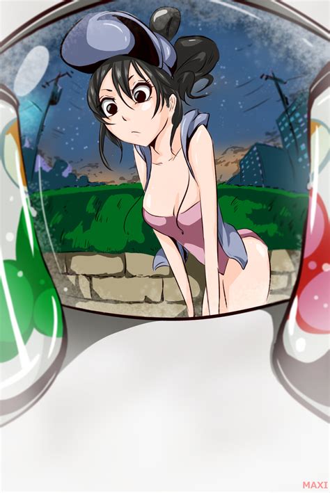 Maxi Kuchiki Rukia Bleach Absurdres Highres 1girl Breasts Female Focus Swimsuit Image