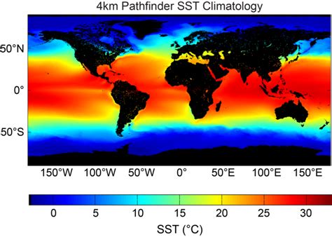 Sea Surface Temperature Pathfinder Cdr National Centers For