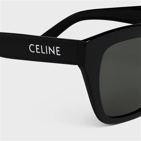 Celine Monochroms 03 Sunglasses In Acetate Black Celine