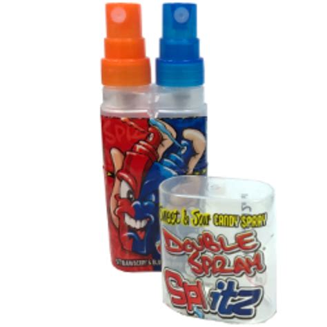 Case Of 15 X Double Sweet And Sour Candy Spray Splitz 12ml Click