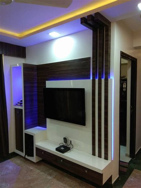 You can store many things in a customized tv unit while using it to hang your loving led screen. TV showcase design | Wall unit designs, Tv unit design ...