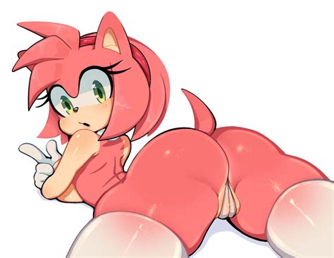 Rule 34 2022 5 Fingers Accessory Amy Rose Anthro Ass Biped Black Nose Bodily Fluids Breast