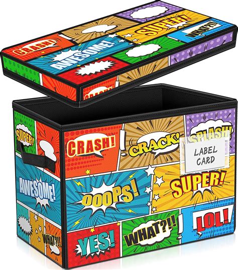 Leffis Comic Book Storage Comic Book Box Foldable Comic