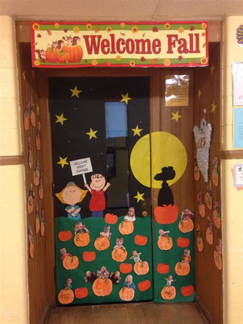 Great prices and selection of classroom decorations. It's the Great Pumpkin, Charlie Brown door … | Pumpkin ...