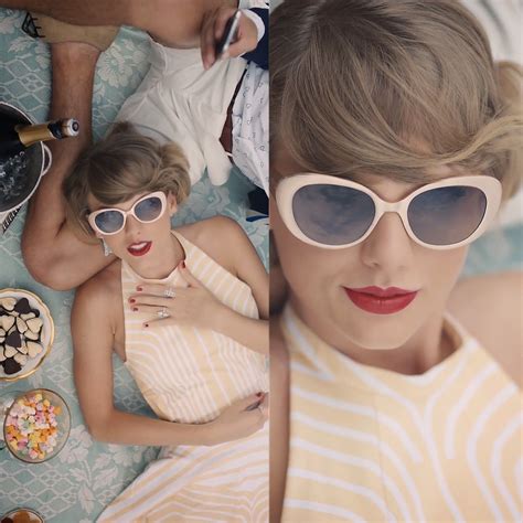 Taylor Swift Wears Linda Farrow Sunglasses In Blank Space Music Video