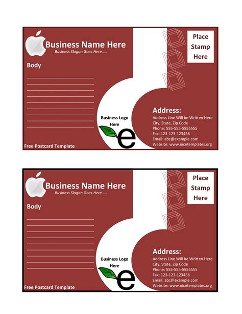 40 Great Postcard Templates And Designs Word Pdf Templatelab