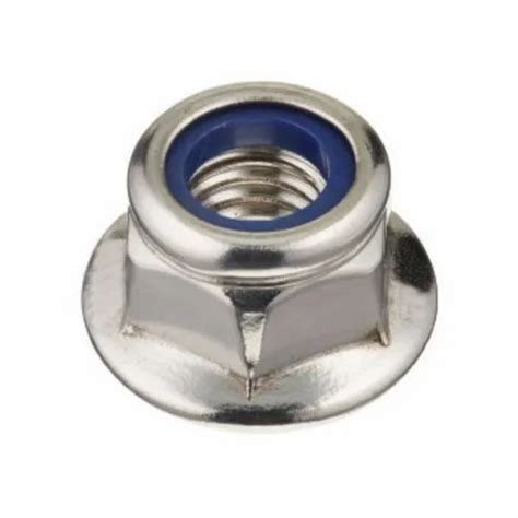 M8 Stainless Steel Nylock Flange Lock Nut At Rs 2piece In Faridabad