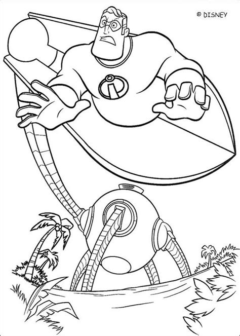 Incredibles Coloring Page For The Movie Srp 2015 Supe