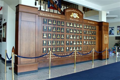 Massachusetts Maritime Academy Hall Of Fame Display Premiere Innovation