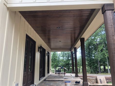 Input project size, product quality and labor type to get cedar ceiling material pricing and installation cost estimates. Deck Installation - Cedar Porch Ceiling - Cedar