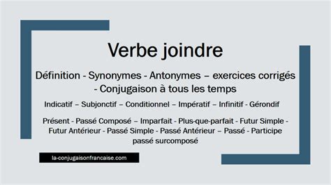 Verbe Punir Conjugaison Définition Synonyme Exercices 1