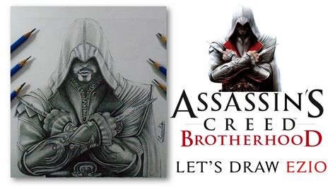How To Draw Ezio Auditore Assassins Creed Ezio Auditore Drawing