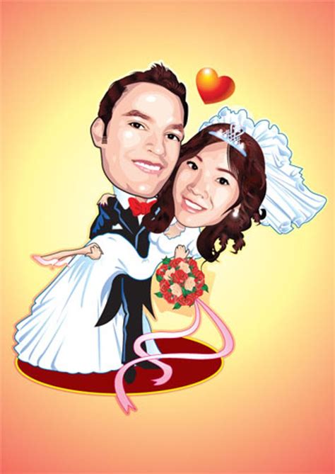 Wedding Caricature By