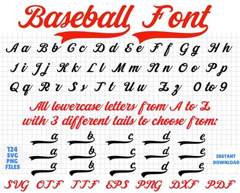 Craft Supplies And Tools Baseball Font Svg Baseball Svg Bundle Baseball
