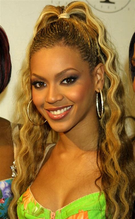 Photos From Beyoncés Hair Through The Years E Online Beyonce Hair