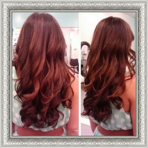 Image Result For Redken Shades Eq Cherry Cola Red Highlights In Brown