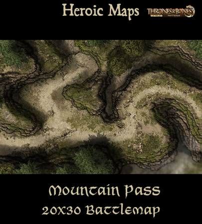 TMP Norrøngard Mountain Pass Battlemap Available
