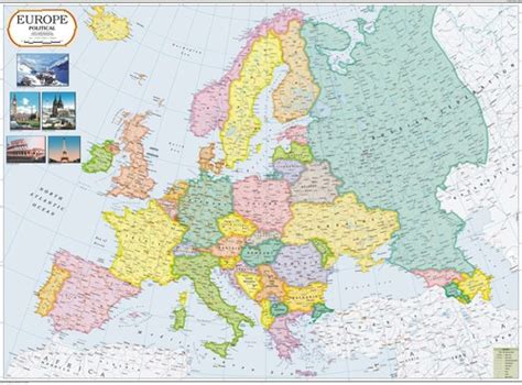 Europe Political Map Dimensions X Centimeter Cm At Best Price