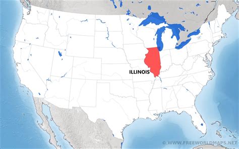 Where Is Illinois Located On The Map