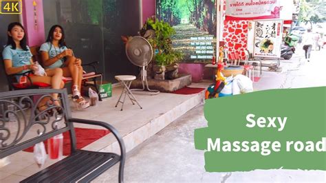 Walking In Bangkok Around Soapy Massage Parlor Ladys Oil Massage
