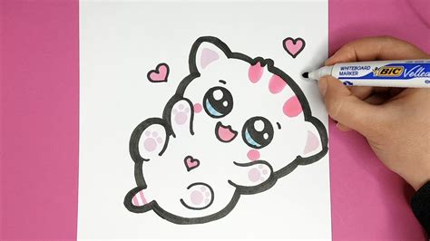 Schon malbegeisterte kinder finden mit leichten malen nach zahlen sets spaß an der malkunst. Kawaii Baby Katze selber malen - KAWAII BILDER - YouTube