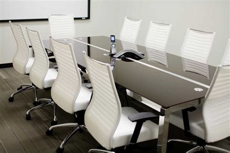 Modern Conference Tables In Glass Laminate And Wood Modern